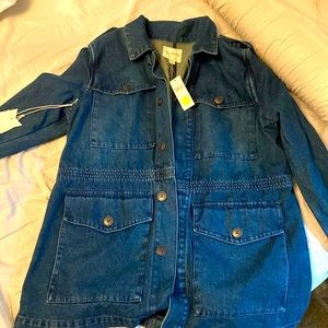 Unpublished Anthropologie Chore Denim Jacket NWT